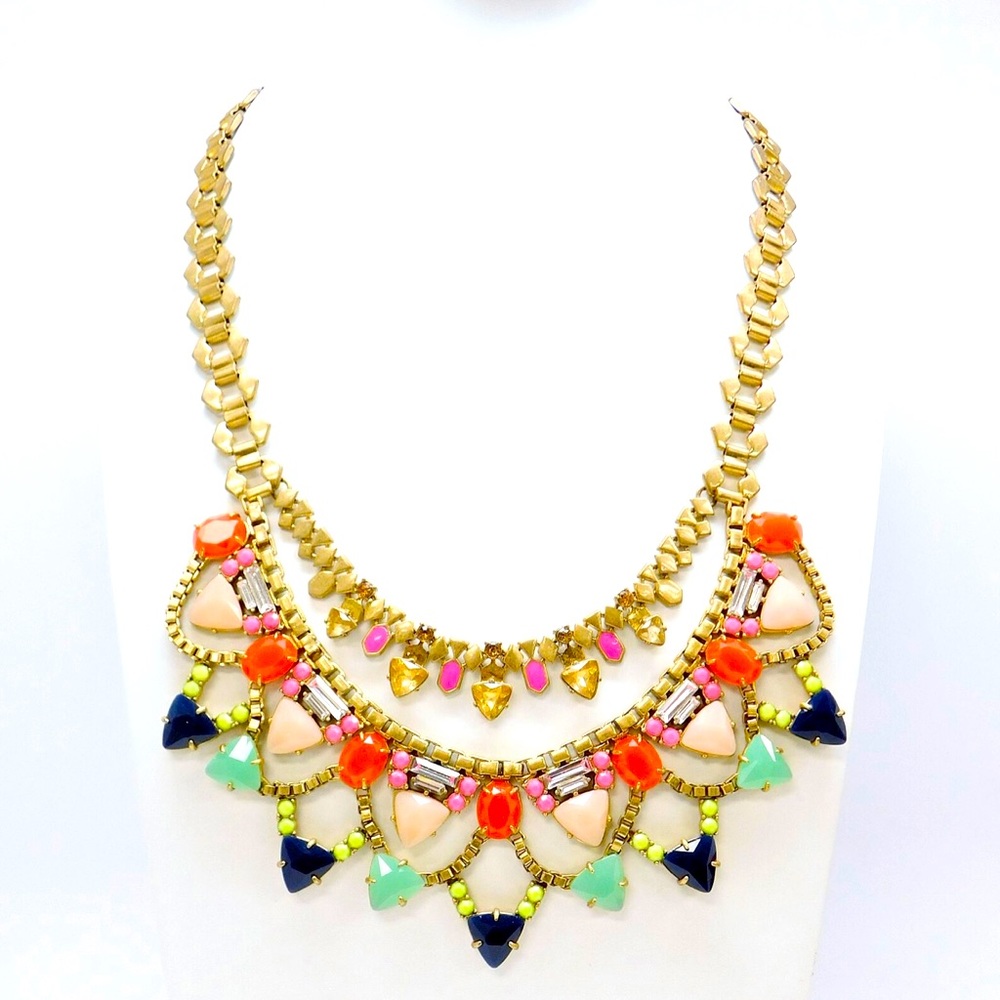 Stella & Dot Fanella Statement Necklace